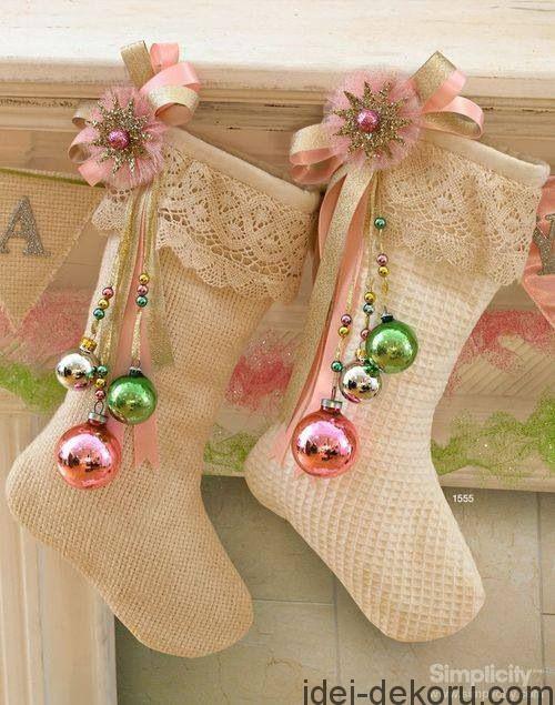 Shabby Chic Christmas Stockings