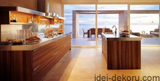 25-Cool-Modern-Kitchens-In-Wooden-Finish-With-modern-wooden-kitchen-countertop-and-island-design