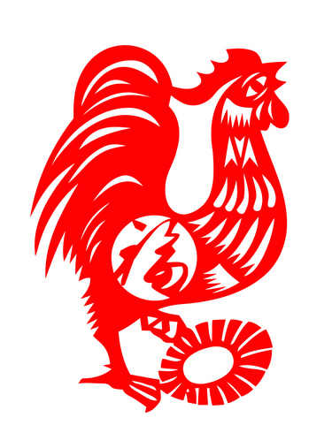 rooster-color-papercut