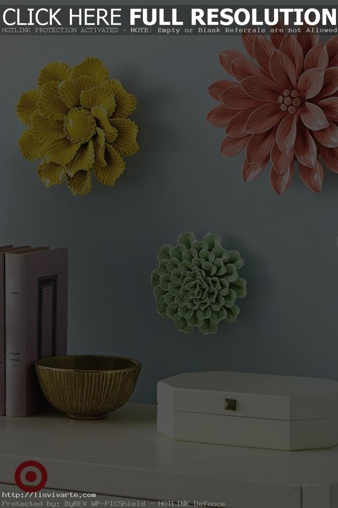 wall-decor-floral-1000-ideas-about-ceramic-flowers-on-pinterest-ceramics-pottery-best-decoration
