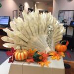 Turkey made out of book pages